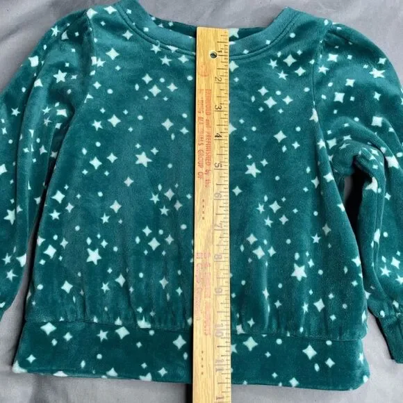 Carter's Teal Starry Pajama Set - Picture 8 of 12